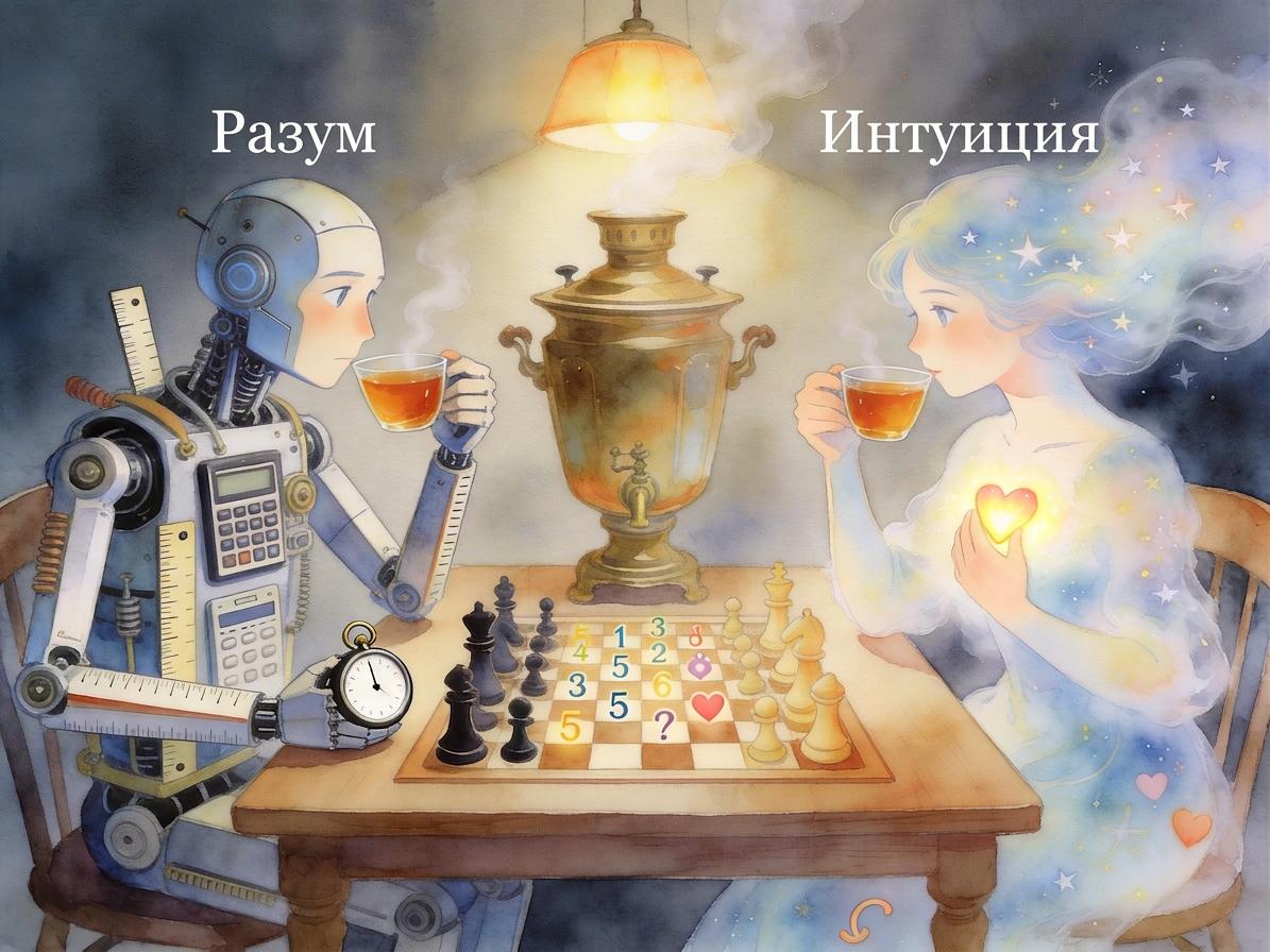 Иллюстрация к статье о разуме и интуиции