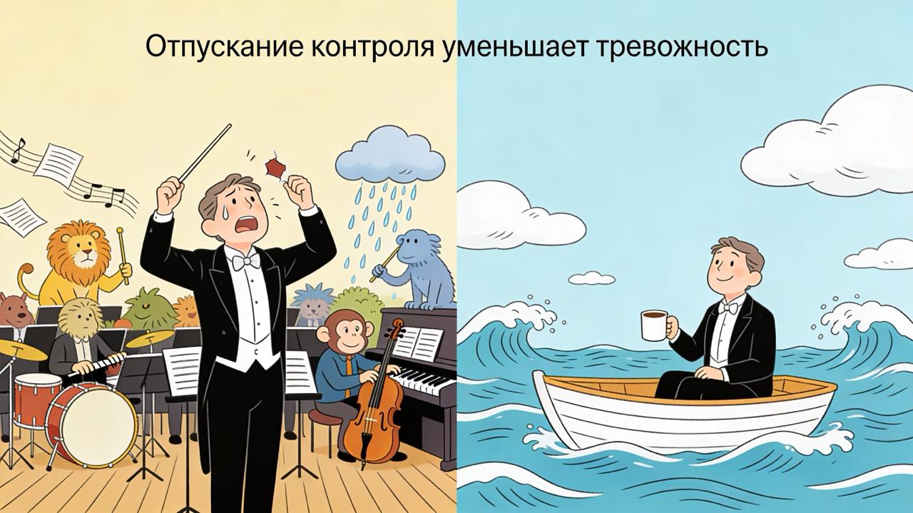 Иллюстрация к статье про контроль и тревогу
